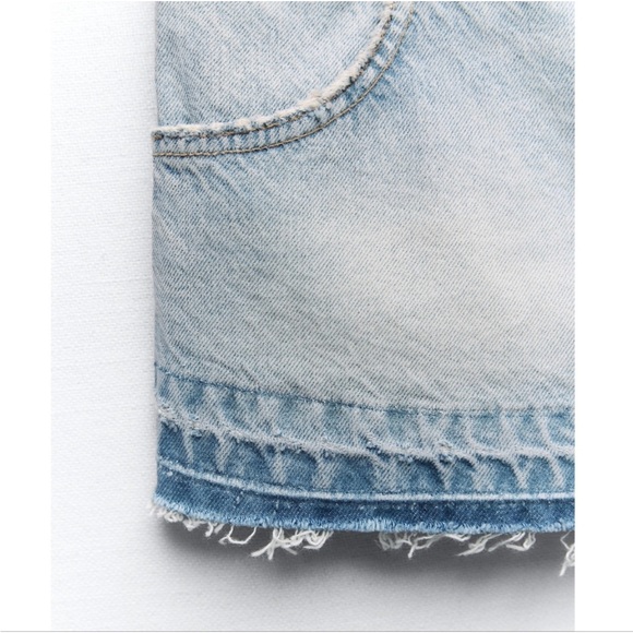 NWT Zara denim crop top - Picture 6 of 6